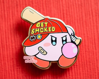 Phantom Thief Shinya "Get Smoked" V2 Poyo Enamel Pin, Mother's Day Gift