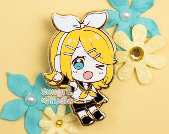 Virtual Vocalist Rin Hard Enamel Pin
