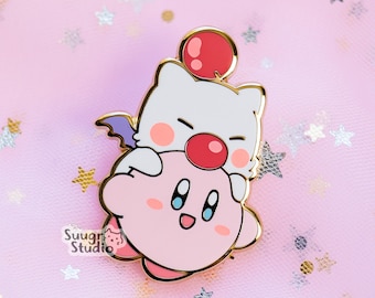 FF Moogle & Poyo Hard Enamel Pin