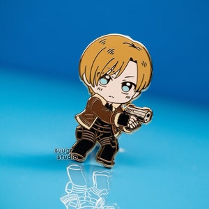 BACKORDER - RE Leon Kennedy (RE4) Hard Enamel Pin