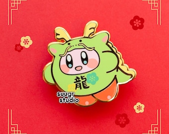 Chinese Zodiac Poyo Enamel Pin - Dragon