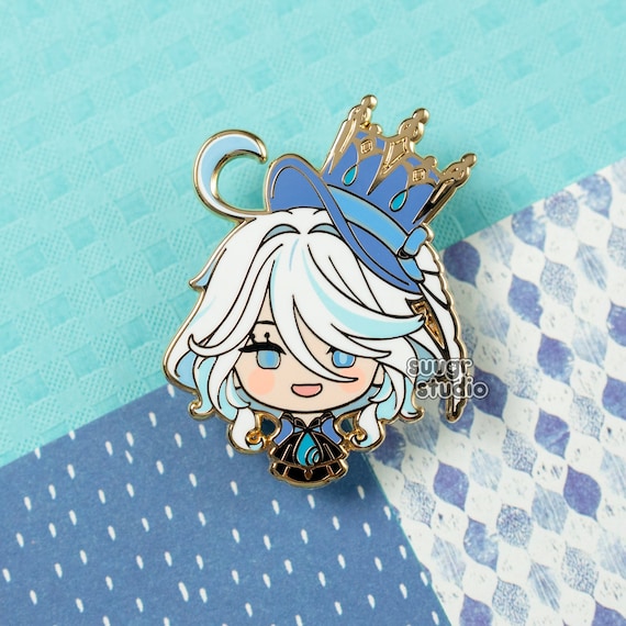 Genshin Impact Furina/Focalors Fontaine Hard Enamel Pin