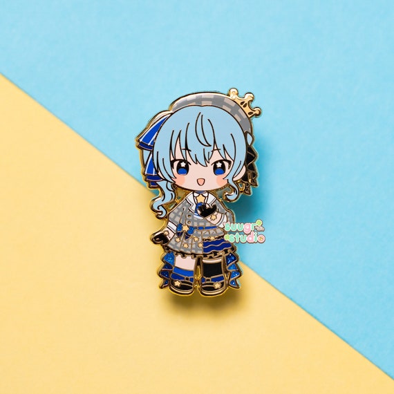 ホロライブ Vtuber 星街すいせい エナメルピンバッジ ファングッズ