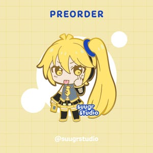 Virtual Vocalist Akita Neru Hard Enamel Pin