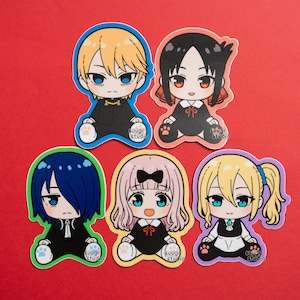 The Romantic Student Council Plush Die Cut Vinyl Stickers
