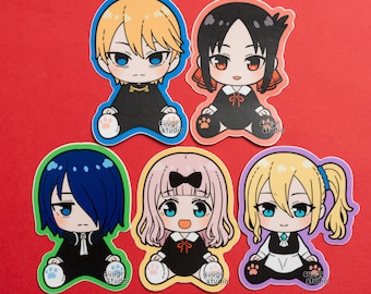 The Romantic Student Council Plush Die Cut Vinyl Stickers