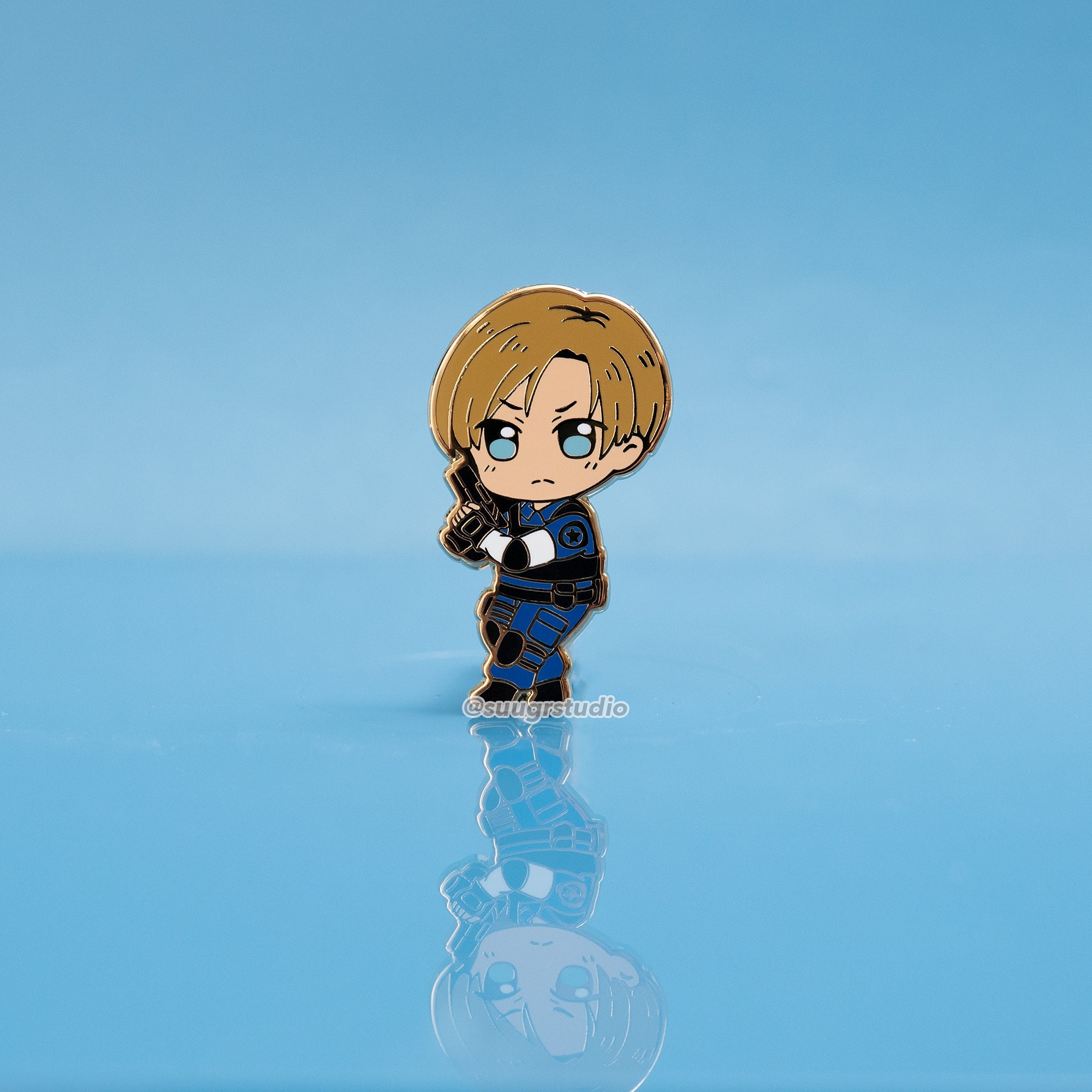 RE Leon Kennedy Hard Enamel Pin