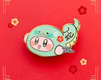 Chinese Zodiac Poyo Enamel Pin - Snake