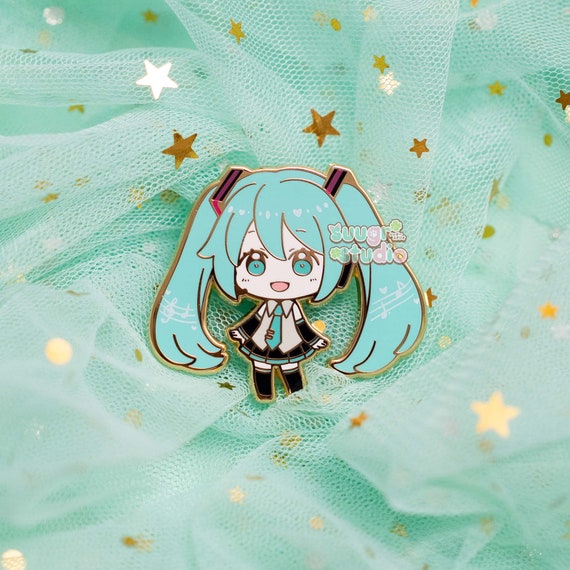 Virtual Vocalist Miku Hard Enamel Pin - Etsy