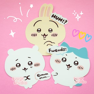 Chiikawa Hachiware Usagi-stickers, fanmerchandise
