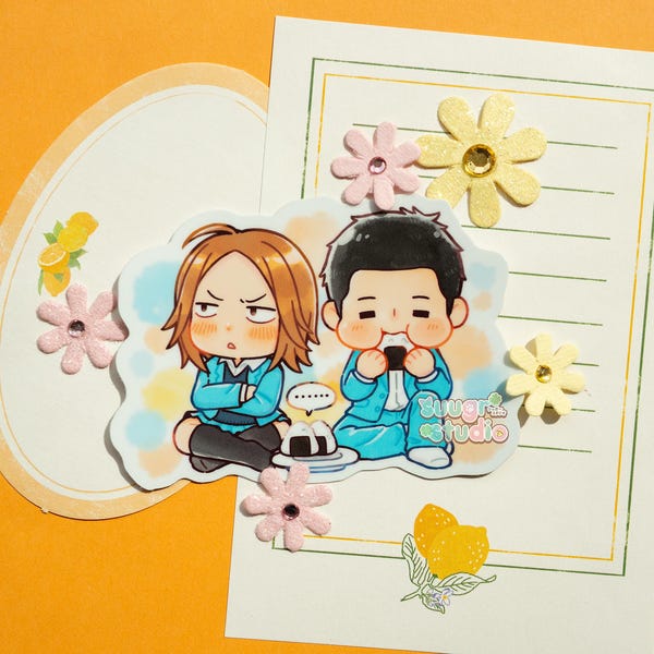 Chizuru and Ryu Vinyl Sticker