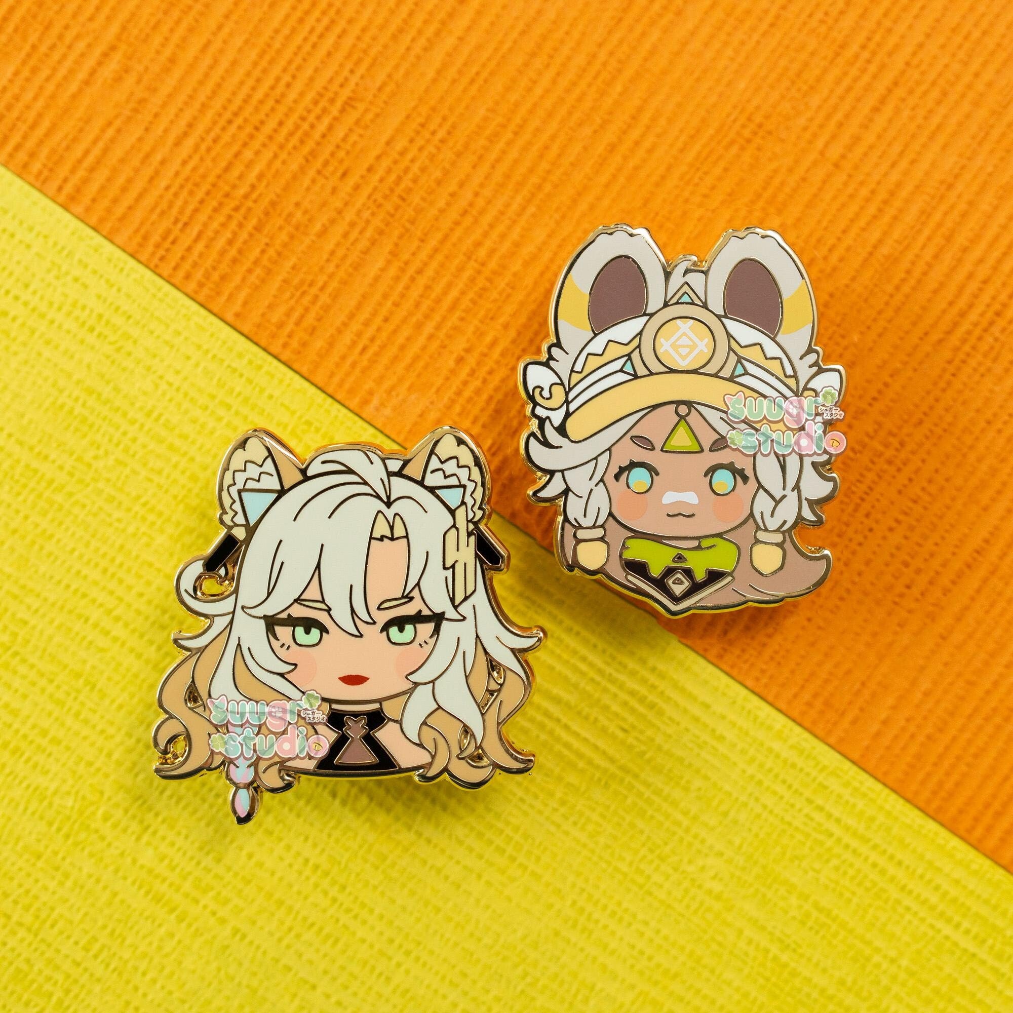 Genshin Impact Natlan Xilonen and Kachina Hard Enamel Pin - Etsy