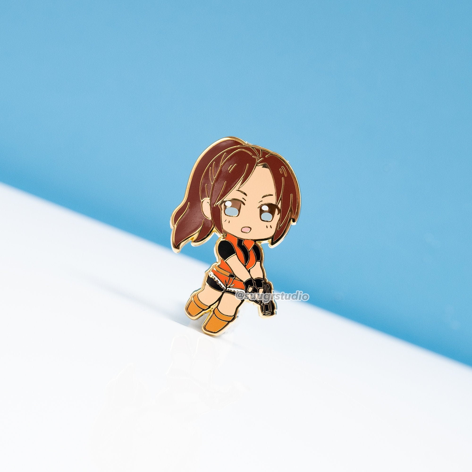 RE Claire Redfield Hard Enamel Pin