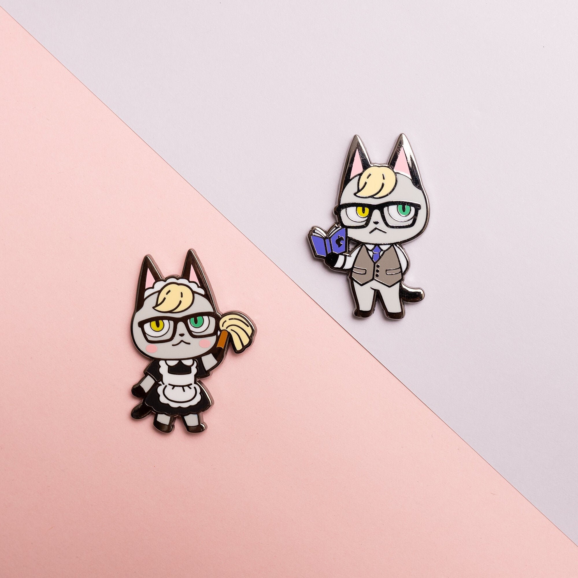 Animal Islander Raymond the Cat Hard Enamel Pin