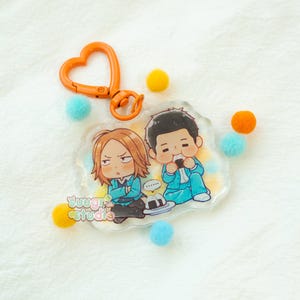 Chizuru and Ryu Acrylic Charm Keychain