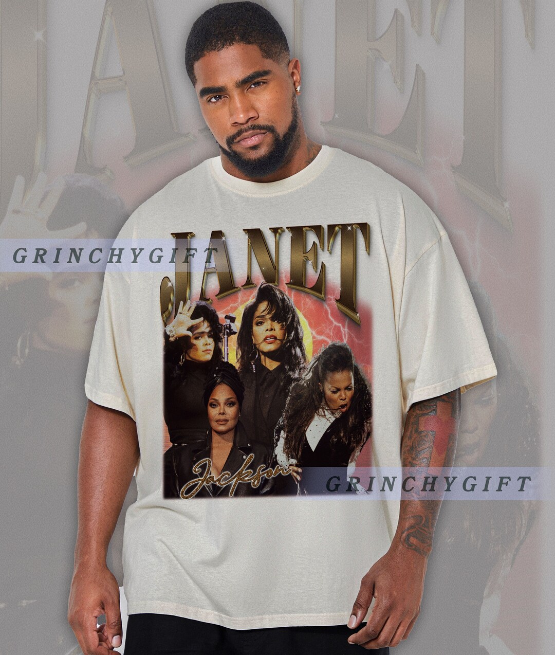 Retro Jackson Merch Vintage Bootleg Inspired Tee Shirt, Graphic