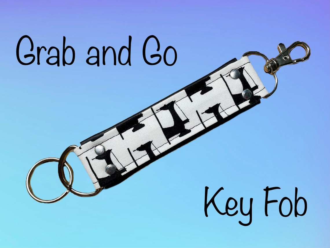 Key Fob PDF Pattern Sewing Crafting DIY Scrap - Etsy