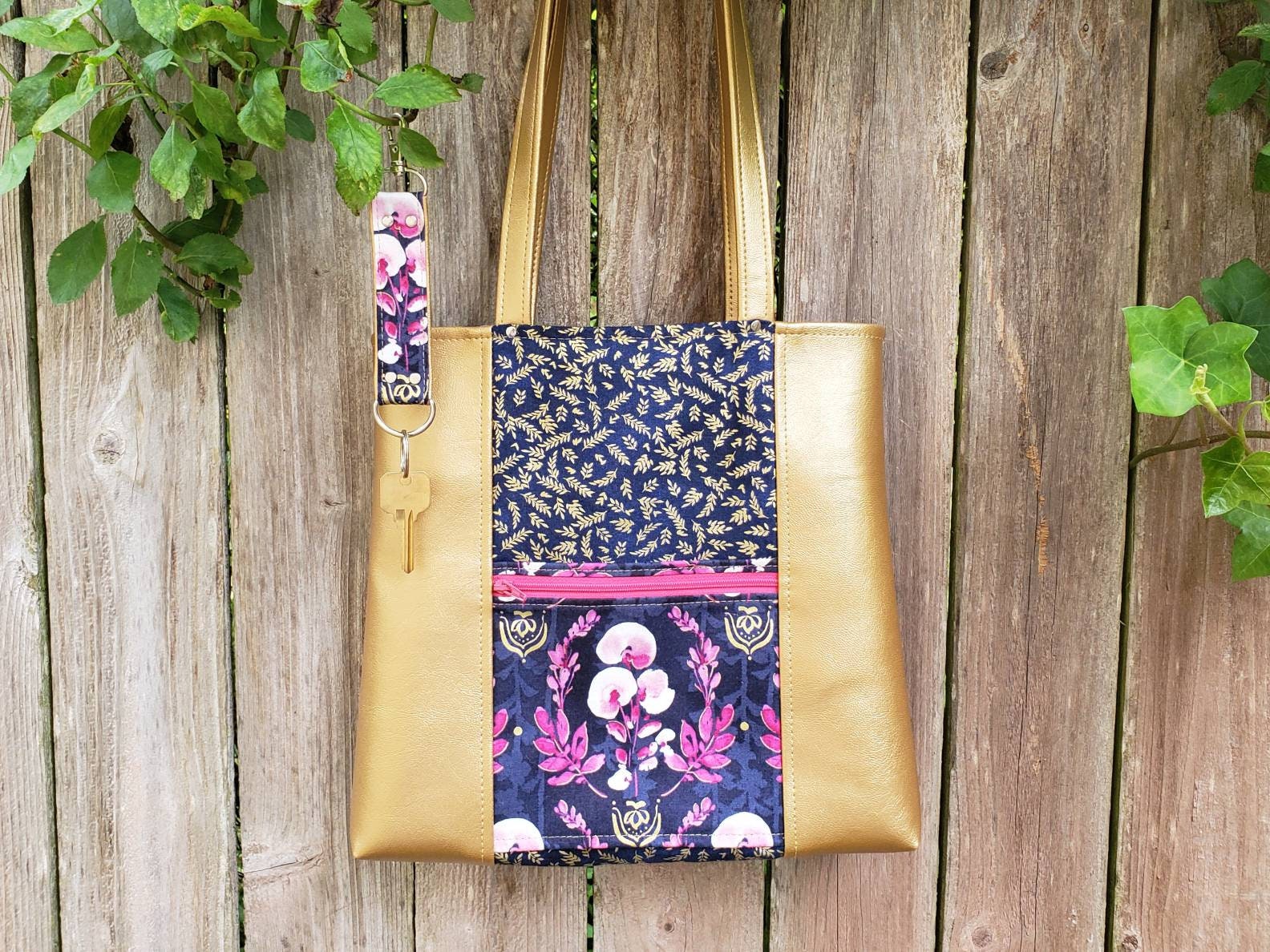 Josette Book Bag PDF Pattern - DIY Tote Bag - Easy Sewing Project ...