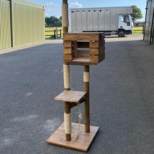 Pallet Wood Cat Tree Etsy UK