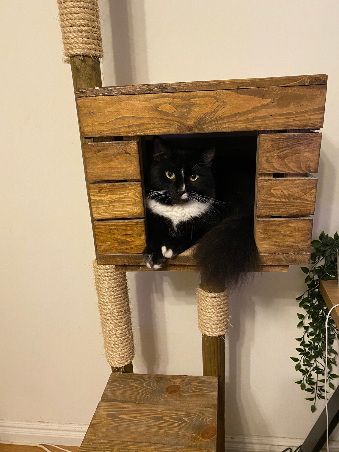 Pallet Wood Cat Tree Etsy UK