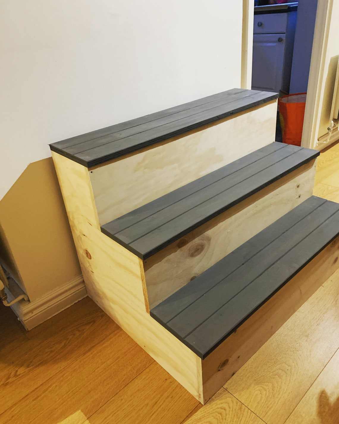 Custom dog steps painted Etsy