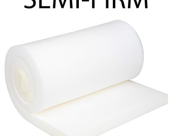 Semi-Firm Upholstery Cushion Made in USA GoTo Foam 1 Height x 30 Width x 72 Length 36ILD 
