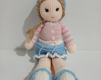 Loom Knitting Doll Pattern