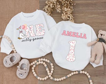 One Year Old Girls Birthdays Outfits, Infant First Year Celebration Garment For Young Child