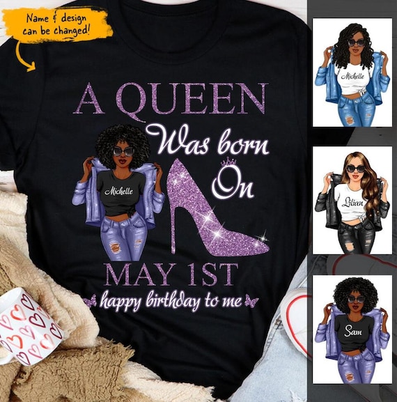 A Queen Was Born In May Happy Birthday To Me Shirts For Girl A Queen Was Born In May Happy Birthday To Me Shirts For Girl