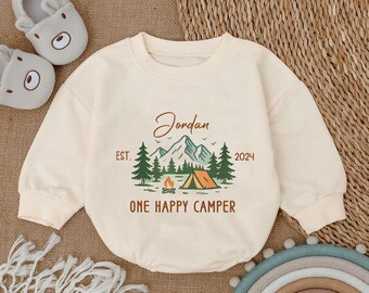 Personalized One Goose First Birthday Outfit Boy, Custom Goose 1st Birthday Baby Sweater Romper,  1 Year Photoshoot Cake Smash Bodysuits