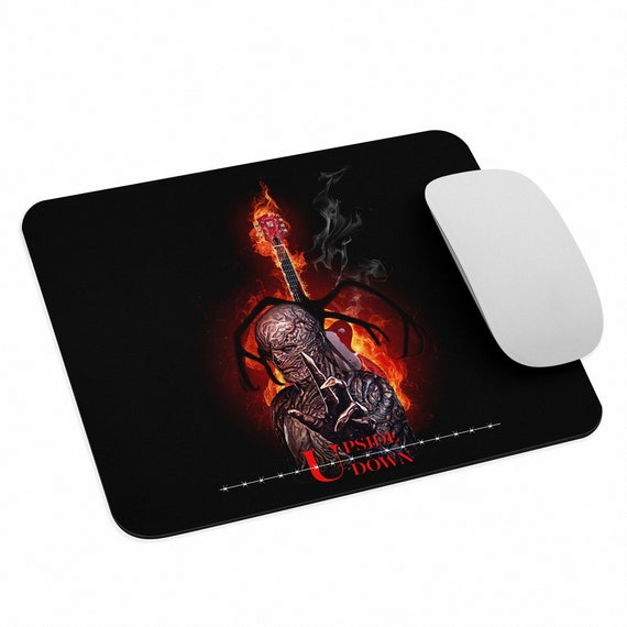 Stranger Things Inspired Black Mouse Pad With A Custom Etsy