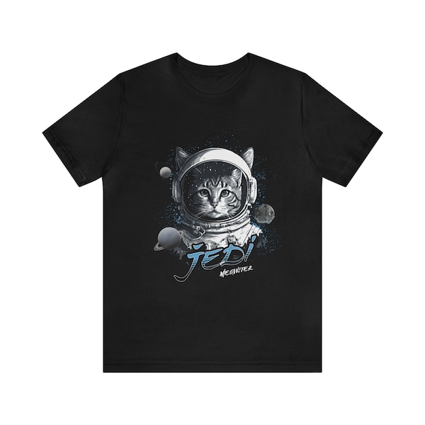 Jedi Meowster Unisex Tee: Purr-fect Force Fashion for Cat Lovers