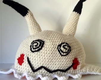 Patrón de ganchillo de sombrero Mimikyu