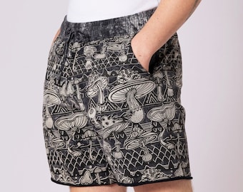 PANASIAM Shorts No Time, lichtgewicht zomershorts, casual shorts, outdoor shorts, strandshorts, korte shorts van stof, 100% katoen, strand, vakantie