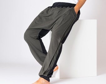 PANASIAM Baggy Pants Chill Fit - 100% Cotton, Loose Fit Jogger, Casual Oversized Streetwear, Comfortable Lounge Pants, Festival Clothing