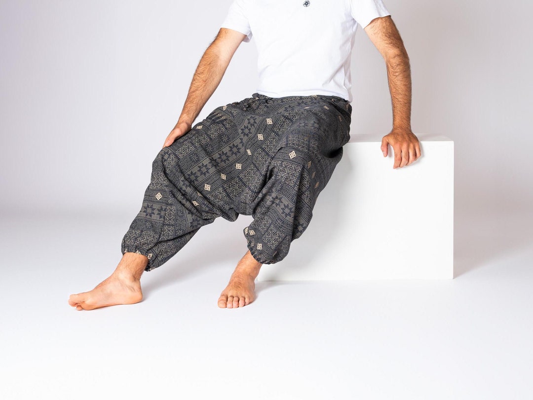 PANASIAM Pantalon thaïlandais 'Lini' THE ORIGINAL Yoga Pants Wellness Wrap Pants Mordoré
