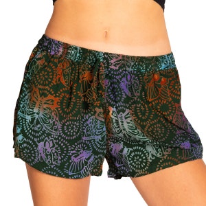 SHORTS Batik Design 100% natürliche Viskose verschiedene Muster & Farben zwei Hosentaschen fair produziert Bild 8