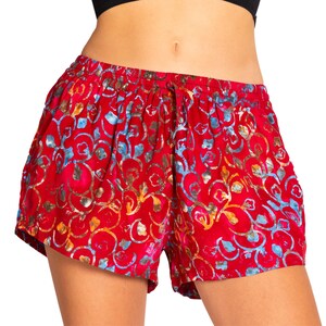 SHORTS Batik Design 100% natürliche Viskose verschiedene Muster & Farben zwei Hosentaschen fair produziert Bild 7