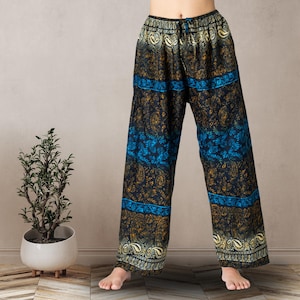 PANASIAM Relax Pants Indostyle - Harem Pants, Summer Pants, Wellness Pants, Beach Pants, Lounge Pants Unisex - Vacation, Retreat, Spa, Yoga