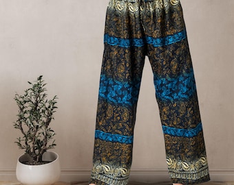 PANASIAM Relax Pants Indostyle - Harem Pants, Summer Pants, Wellness Pants, Beach Pants, Lounge Pants Unisex - Vacation, Retreat, Spa, Yoga