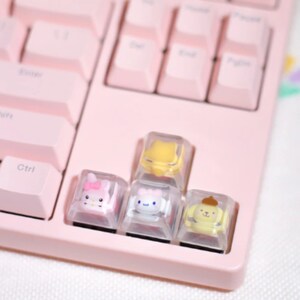  Big Chic Novelty Keycaps Gaming Accessories Mechanical Keyboard  Keycap Personality Design Cartoon Cherry MX Axis Anim Keycap (Single R4  Keys (KIT 1) : Electronics