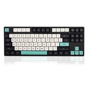 Blue Black & White XDA PBT Cool Keycaps Sets for Mechanical Keyboard, 129 pcs Keycaps Set, Cherry MX Keycap, Gamer Keyboard