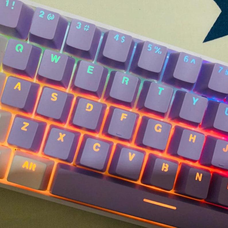 Mechanical Keyboard Keycaps Set Backlit OEM Cherry MX Etsy
