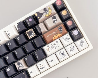 138 Keys Astronaut 3.0 PBT Keycap Set, Customize Mechanical Keyboard, Gaming Keyboard, PBT, Cherry MX Profile