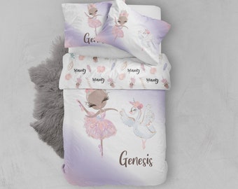 Ballerina bedding | Etsy Ballerina Pillow Bed Cover | Floor