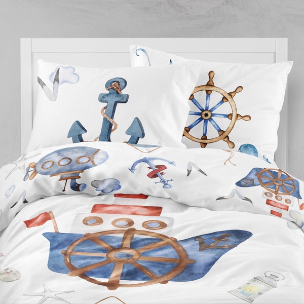 Nautical Bedding Etsy