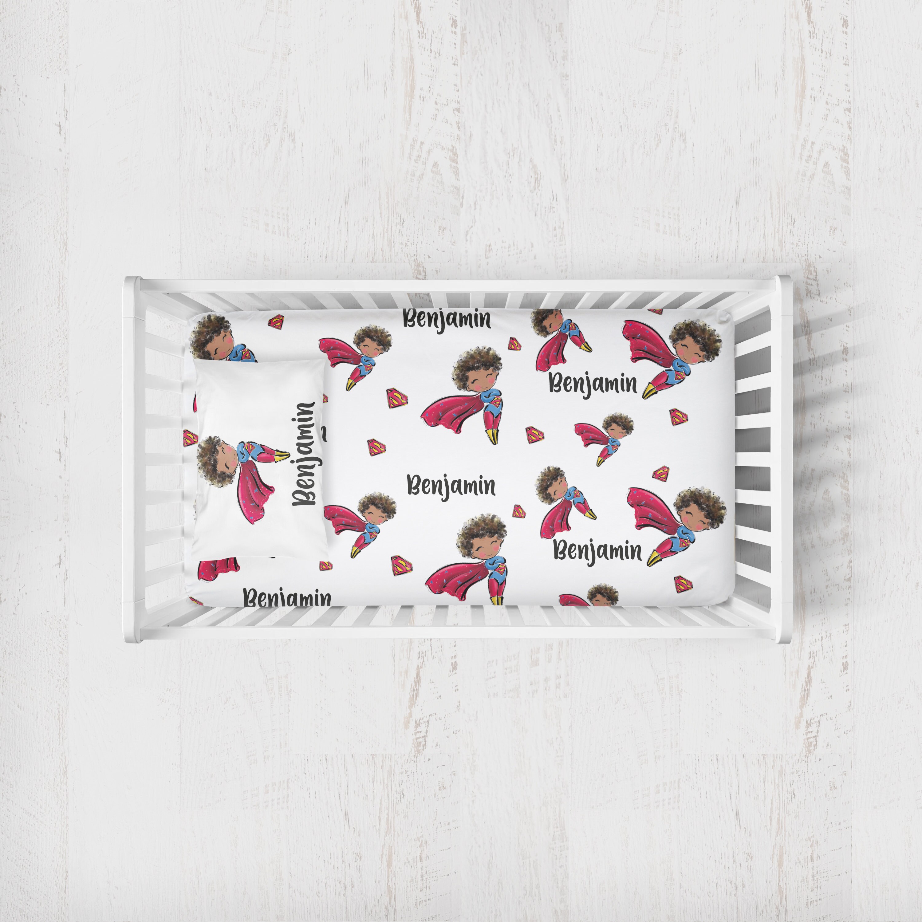 Superhero Crib Bedding Crib Bedding Set Boy Personalized Etsy