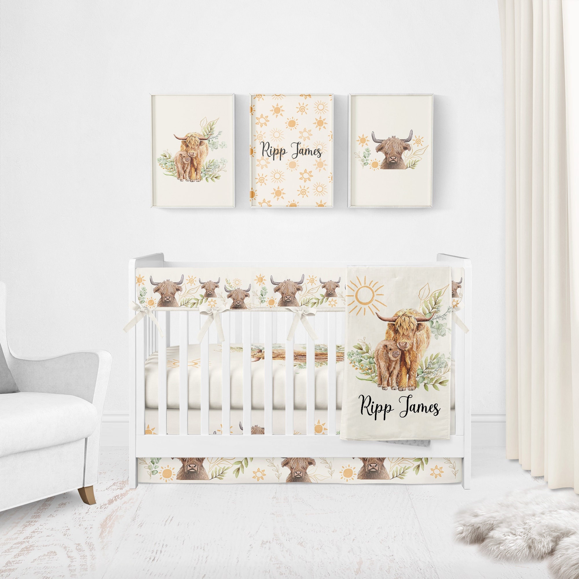 Moo cow baby bedding cheap