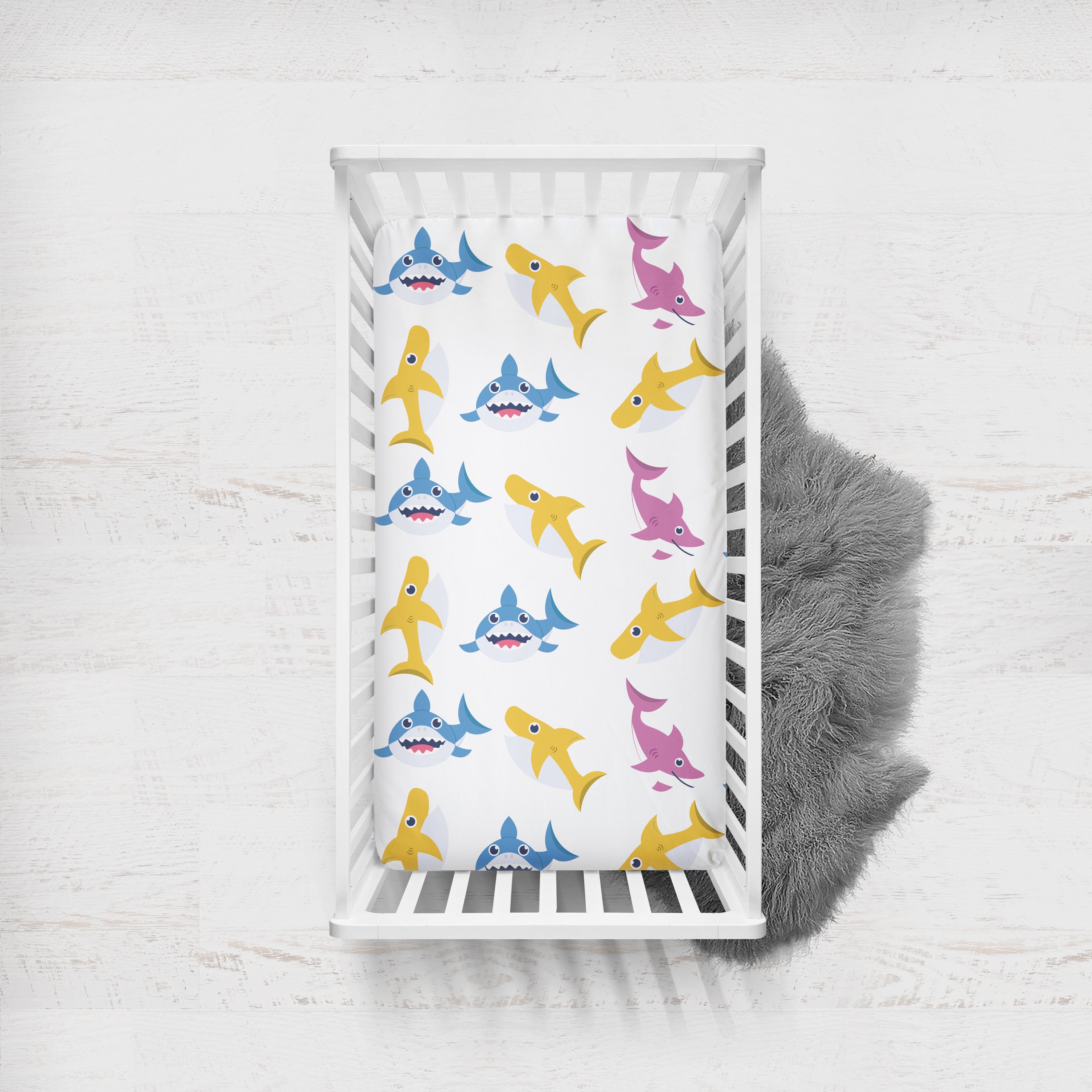 Baby shark crib sheets new arrivals