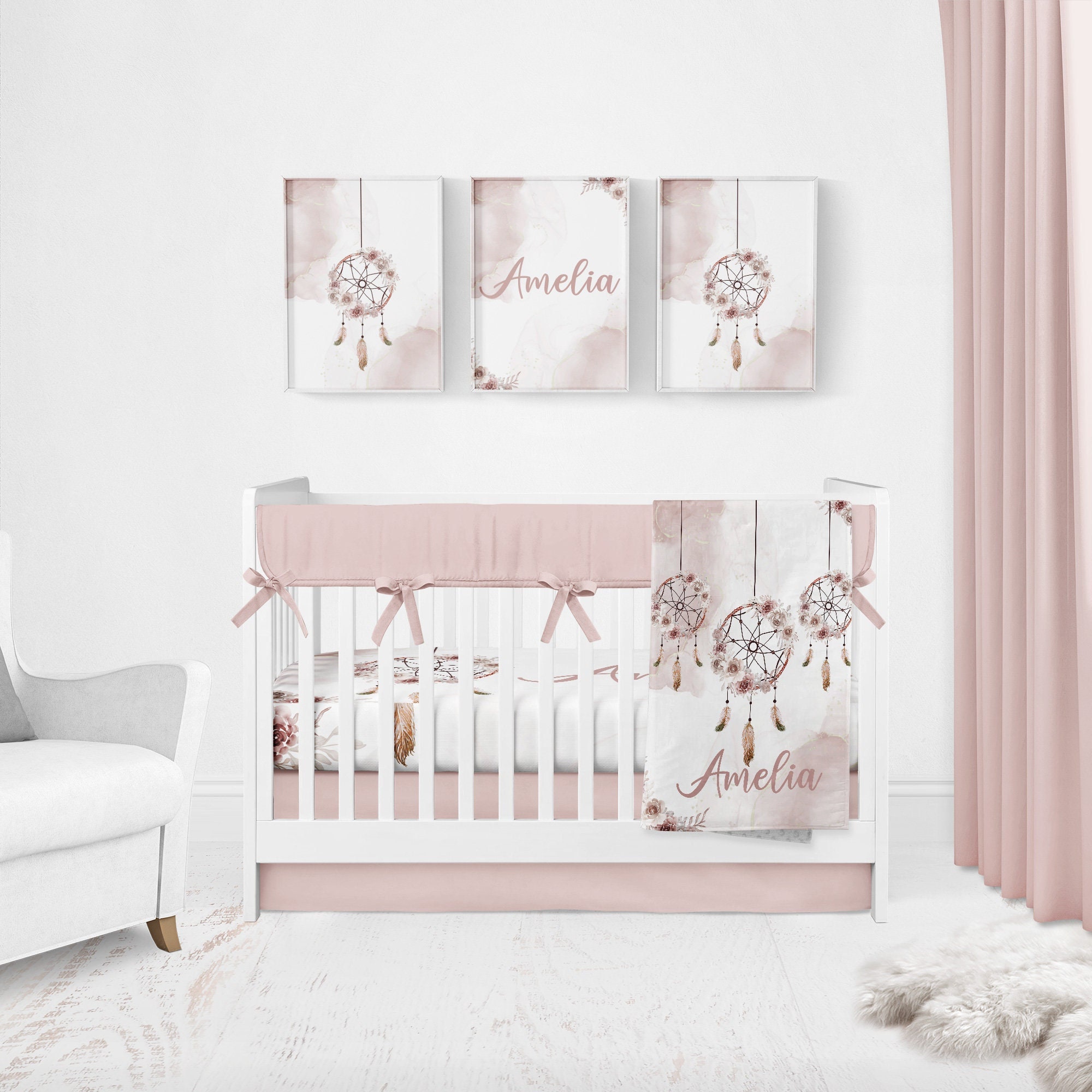 Dream catcher baby crib set sale